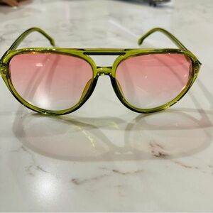 Green and Pink Sunglasses